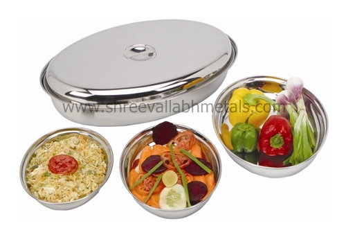 Stainless steel hotsell curry dishes