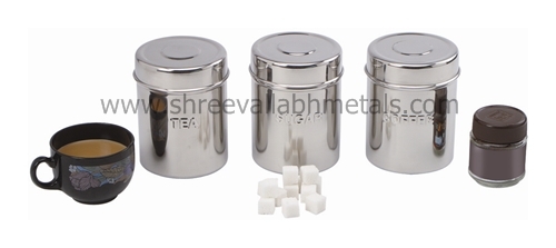 Tea, Coffee & Sugar Canister