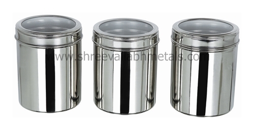 Top See Thru Canister