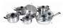 13PC Encapsulated Cookware BakeLite Glass Lid