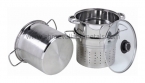 6QT 3PC Pasta Steamer Encapsulated CKS Tubler Handle GL