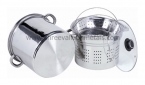 8QT 4PC Pasta Steamer Encapsulated CKS Tubler Handle GL