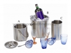 Double Wall Ice Bucket & Double wall wine cooler