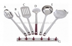 Maroon Handle (7 Pcs Set)