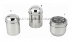 Pimple, Dimple & See through Canister