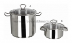 Premium Stock Pot With Glass Lid