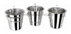 Ribbed, One star & Plain Wine Bucket